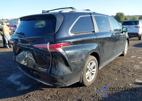 2024 Toyota Sienna Platinum из США, поврежденный, VIN 5TDESKFCXRS139110